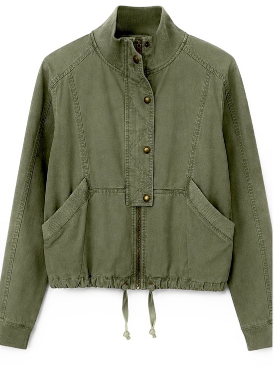 Sonoma Jackets & Blazers - Olive Green Lightweight Drawstring Jacket - Women